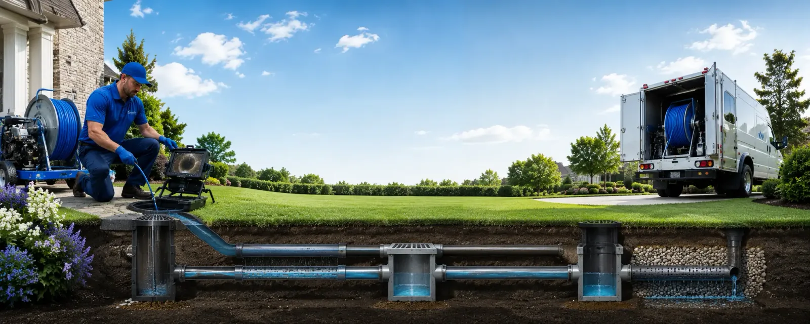 Outdoor drain cleaning information for Armington, IL